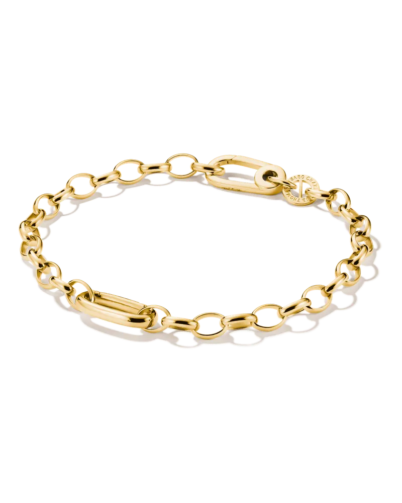 Thomas Sabo Charm-Armband – Connect gelbgoldfarben C1202-S02-39-L19 Gelbgoldfarben