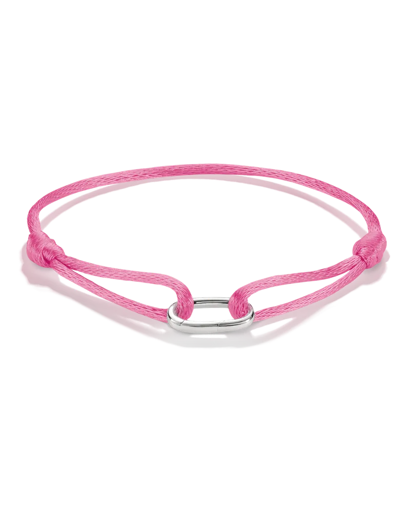 Thomas Sabo Charm-Textilarmband pink – Connect pink C1210-M04-9-L24V Pink