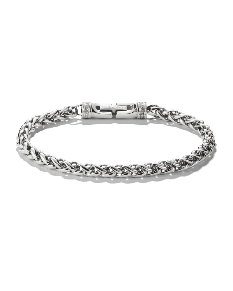 Thomas Sabo Zopfarmband rosa-matt A2257-S01-53-L22V Edelstahlfarben