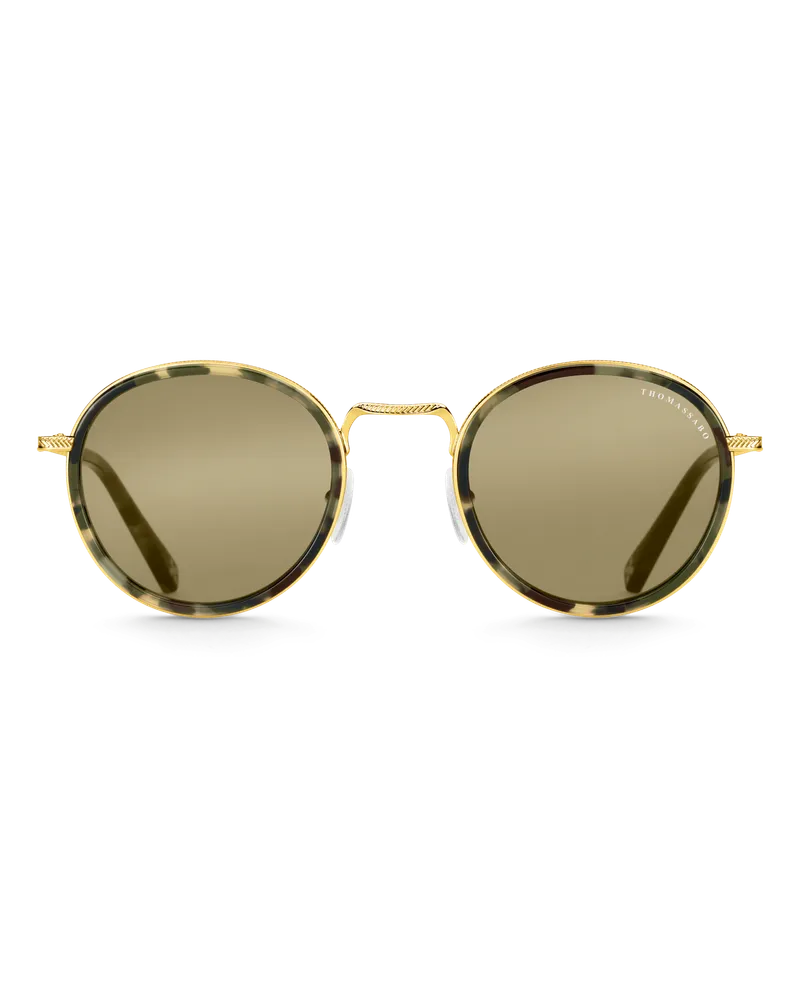 Thomas Sabo Herren Sonnenbrille Johnny Panto Havanna, 174 Braun