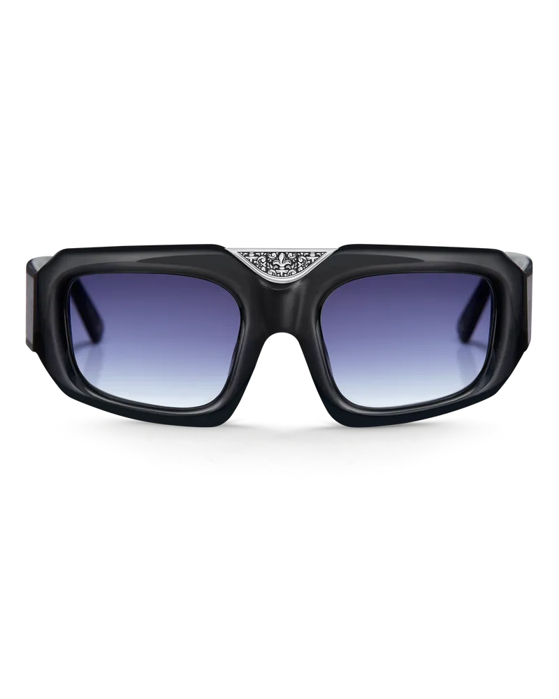 Thomas Sabo Herren Sonnenbrille BLAKE blau schwarz, Sterlingsilber Blau