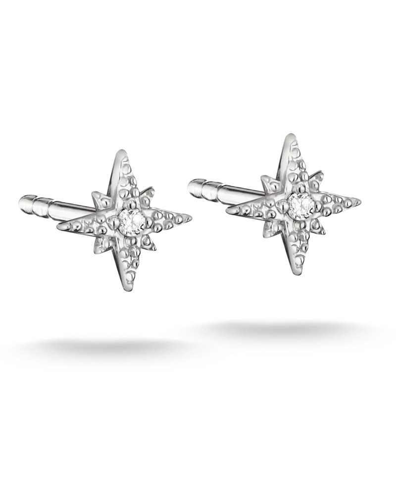Thomas Sabo Ohrstecker Stern mit weißem Zirkonia weiß H2370-051-14 Silberfarben