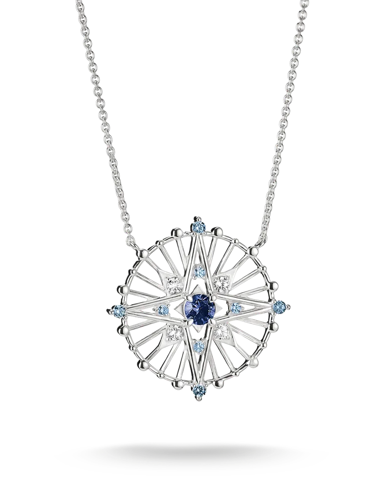 Thomas Sabo Kette Talisman mit blauen Steinen blau KE2393-166-1-L45V Blau