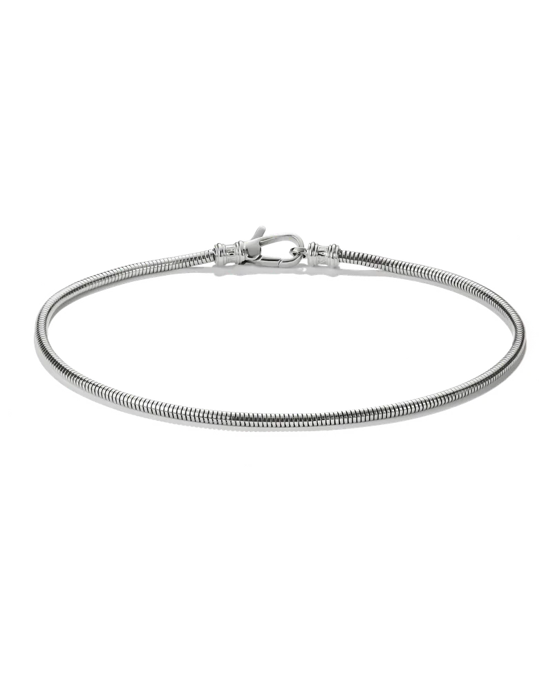 Thomas Sabo Schlangenarmband rosa-matt A2253-S01-53-L20 Edelstahlfarben