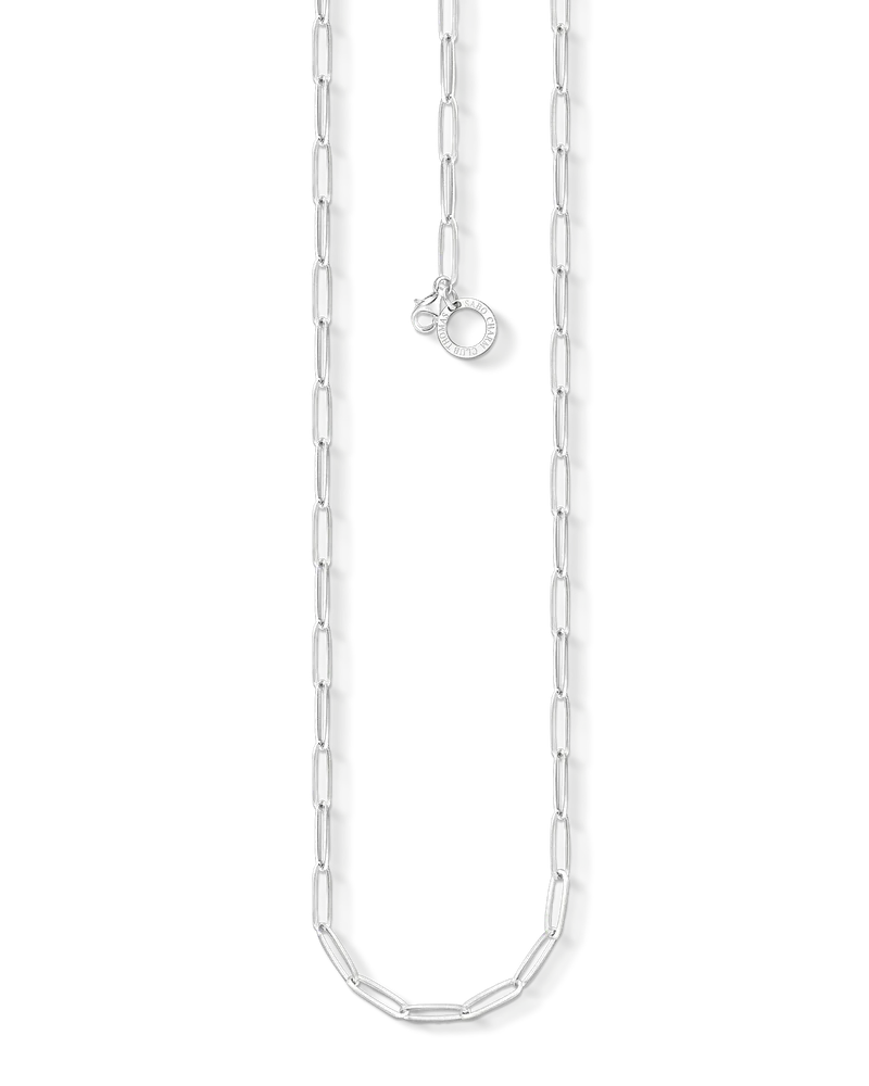Thomas Sabo Damen Charm-Kette, Sterlingsilber, Charm Club Collection Silberfarben