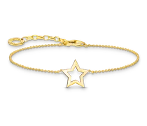 Armband mit Stern-Anhänger vergoldet