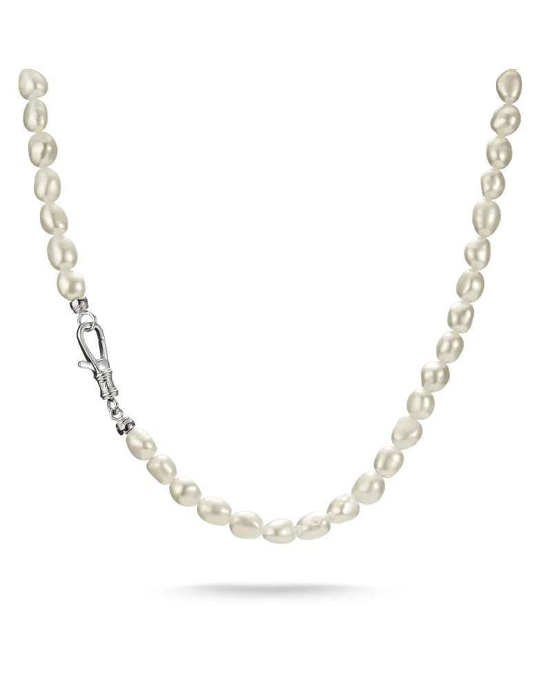 Thomas Sabo Perlenkette weiß KE2407-S01-14-L55 Edelstahlfarben