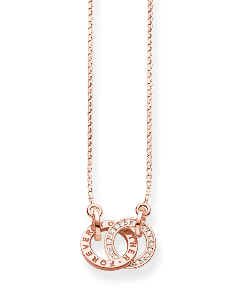 Thomas Sabo Collier Forever Together klein roségold Roségoldfarben