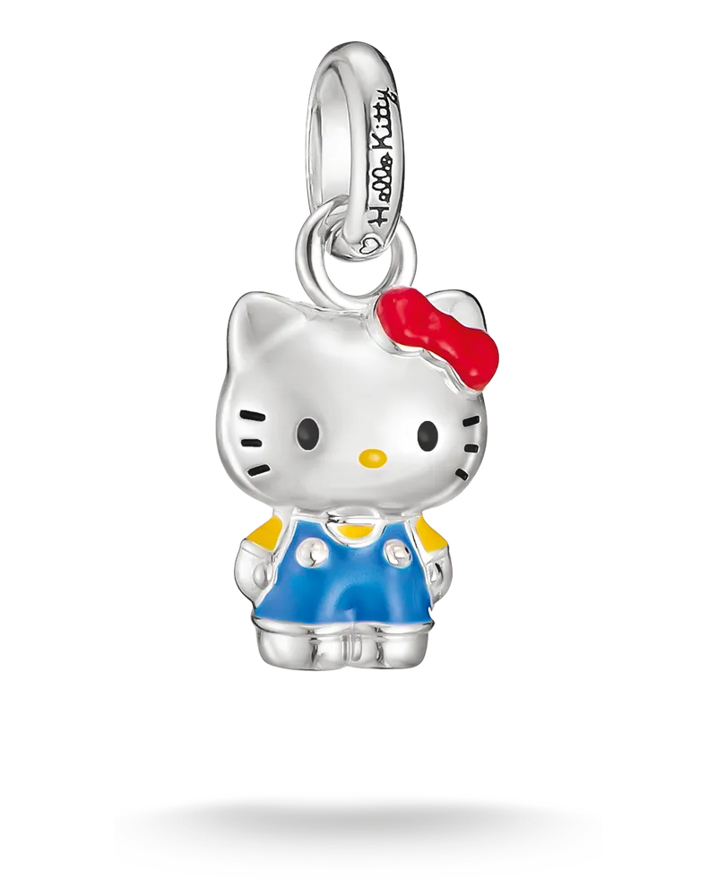 Thomas Sabo Damen Hello Kitty Charm blau – Connect, M06, Charm Club Collection Blau