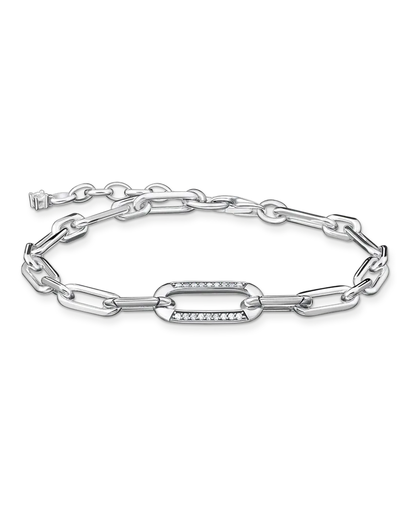 Thomas Sabo Armband Glieder silber Silberfarben