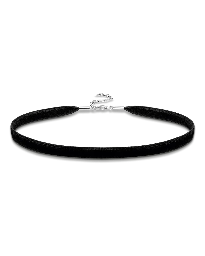Thomas Sabo Damen Choker, Samt Schwarz
