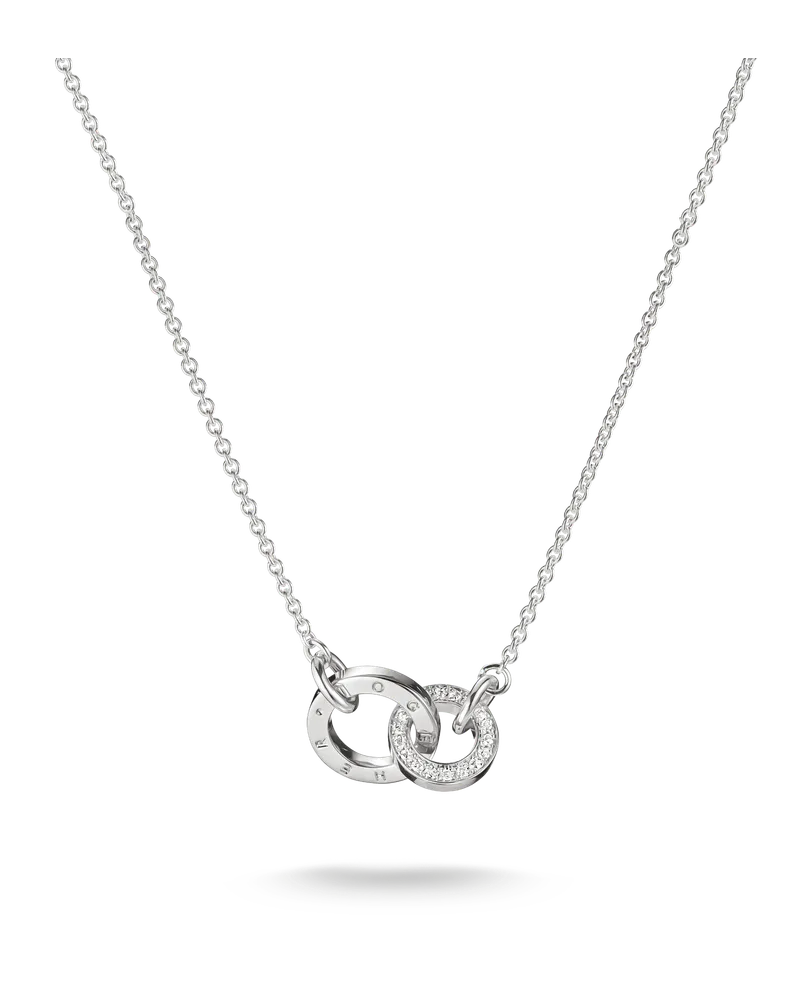 Thomas Sabo Damen Kette Together mit weißem Zirkonia, Sterlingsilber Silberfarben
