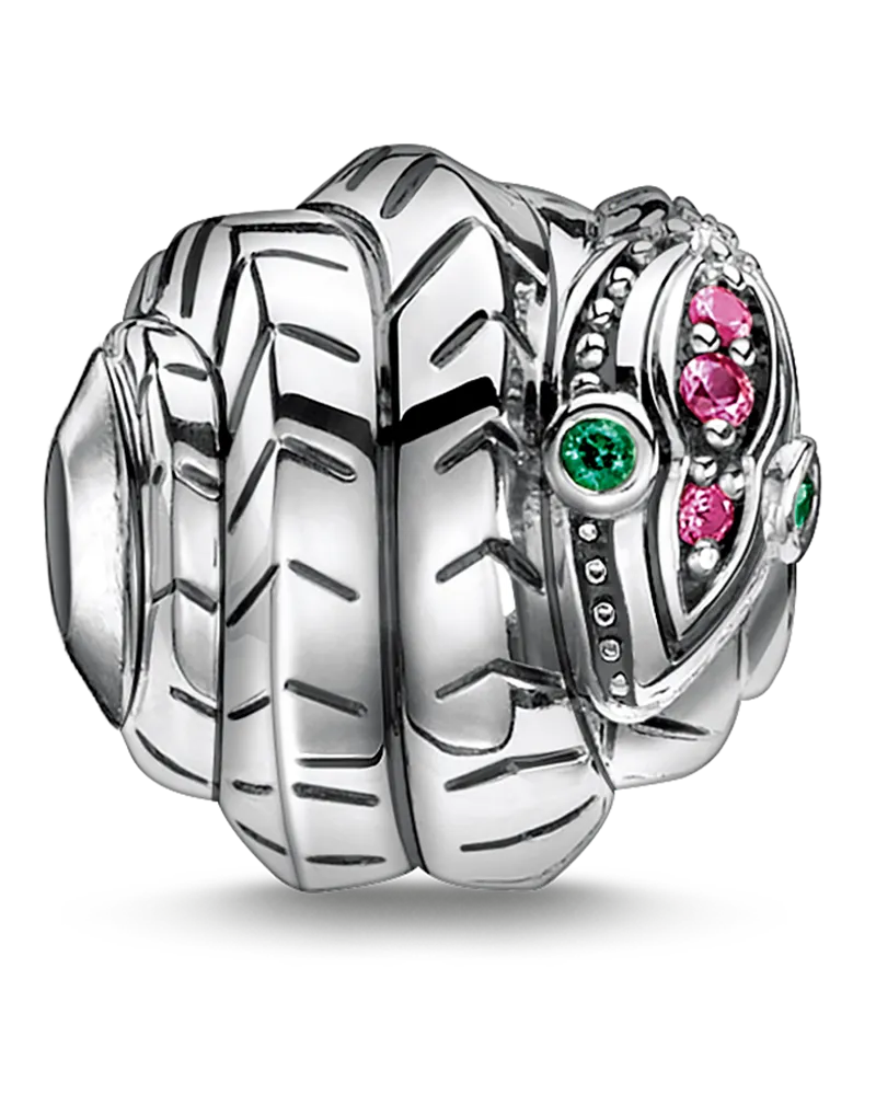 Thomas Sabo Bead Schlange silber Grün