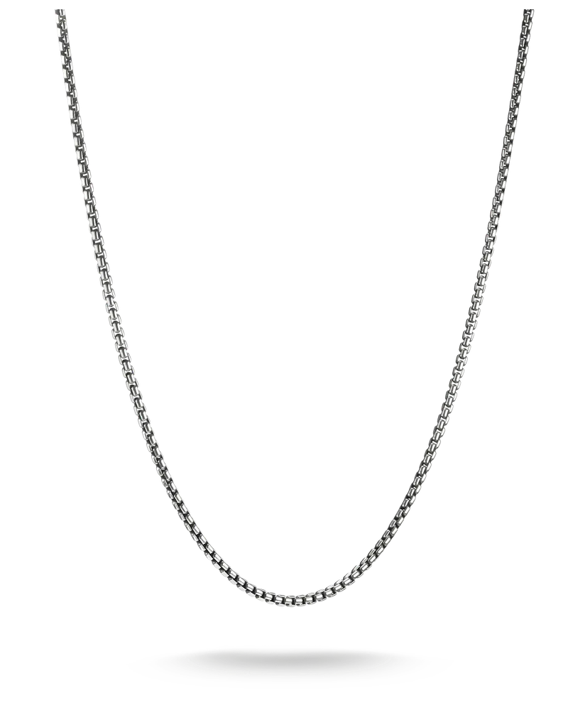 Thomas Sabo Herren Venezia-Kette Silber geschwärzt Stärke 4 mm, Sterlingsilber Silberfarben