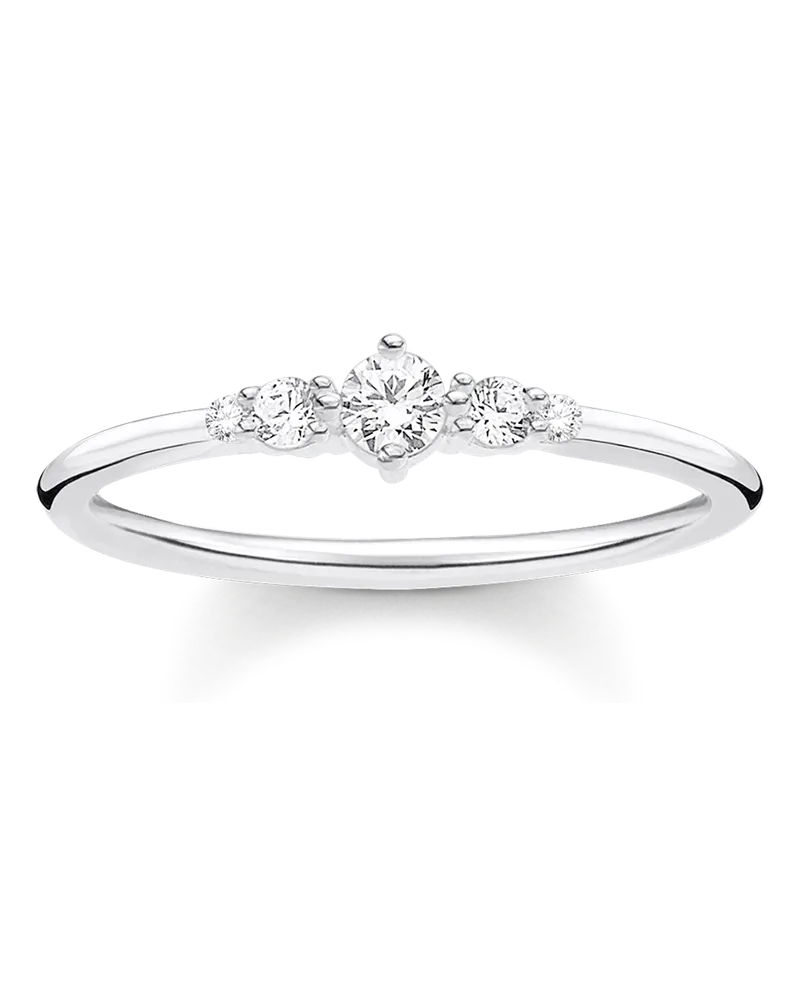 Thomas Sabo Damen Ring Vintage, Sterlingsilber, Charming Collection Silberfarben