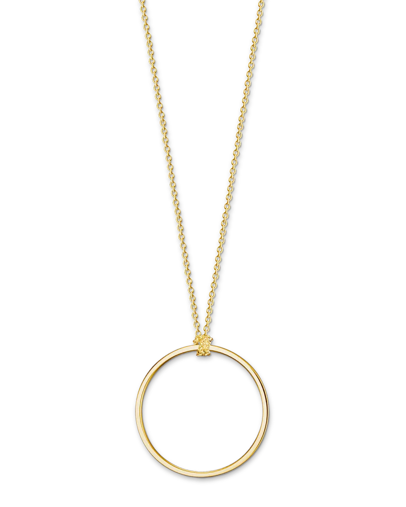 Thomas Sabo Damen Charm-Kette Kreis gold, Sterlingsilber Gelbgold vergoldet, Charm Club Collection Gelbgoldfarben