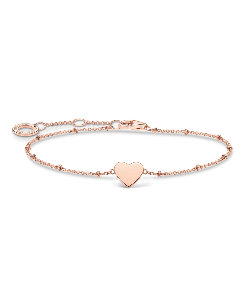 Thomas Sabo Armband Herz mit Kugeln roségold RoséGoldfarben
