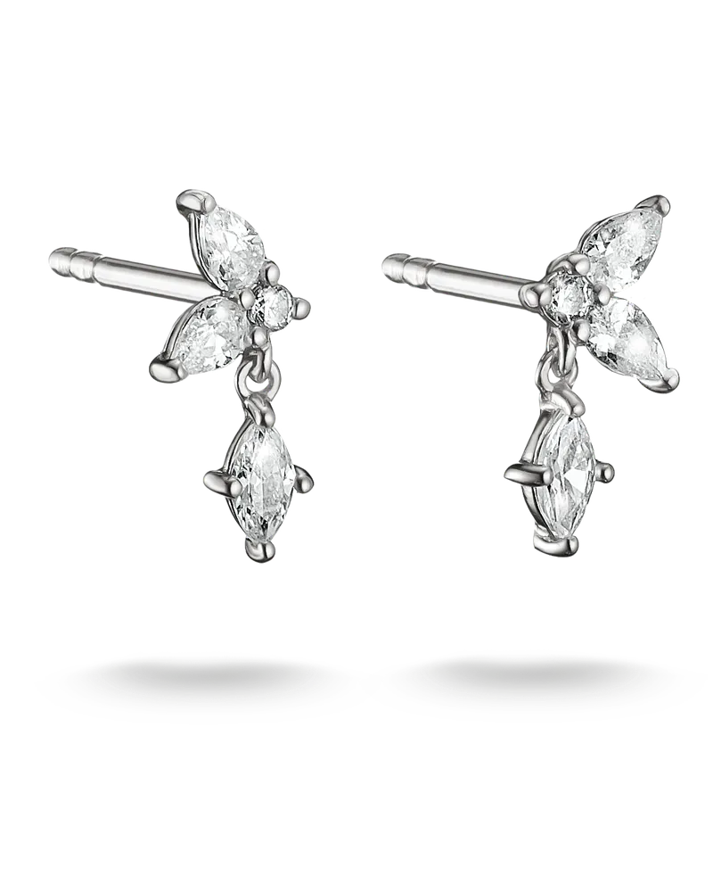 Thomas Sabo Ohrstecker mit weißem Zirkonia weiß H2377-051-14 Silberfarben