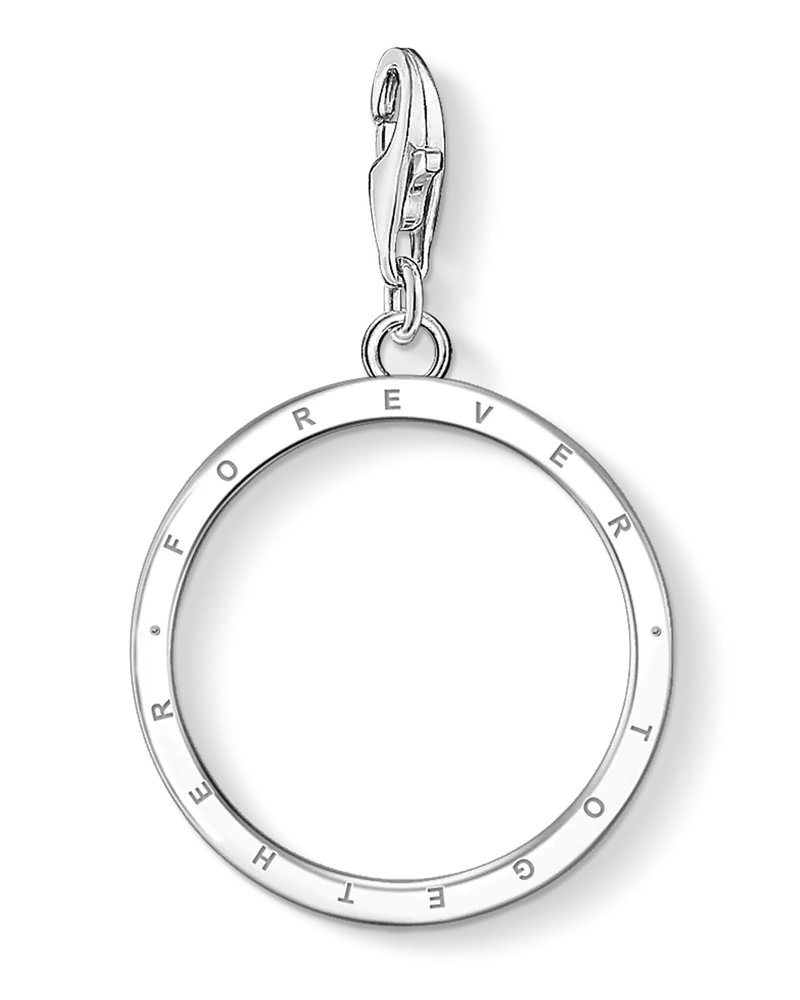 Thomas Sabo Damen Charm-Anhänger Together Forever, Sterlingsilber, Charm Club Collection Silberfarben