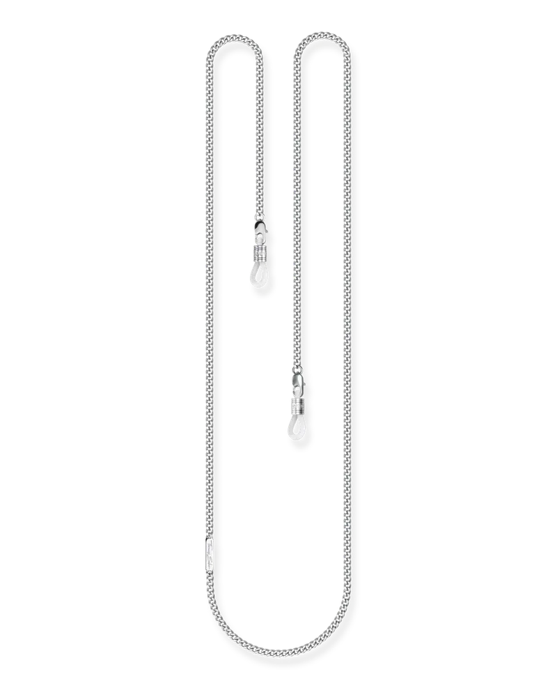 Thomas Sabo Herren Brillenkette silber, Edelstahl Silberfarben