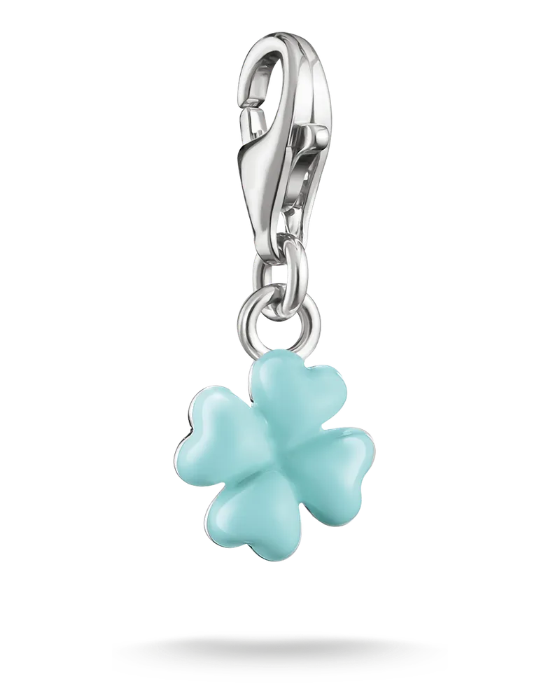 Thomas Sabo Charm grünes Kleeblatt – Original grün 2257-M02-6 Hellgrün