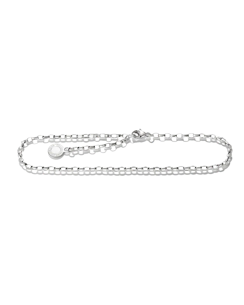 Thomas Sabo Damen Charm-Fußkette, M02 Silberfarben