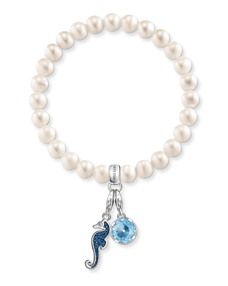 Thomas Sabo Damen Armband, 516, Charm Club Collection Blau
