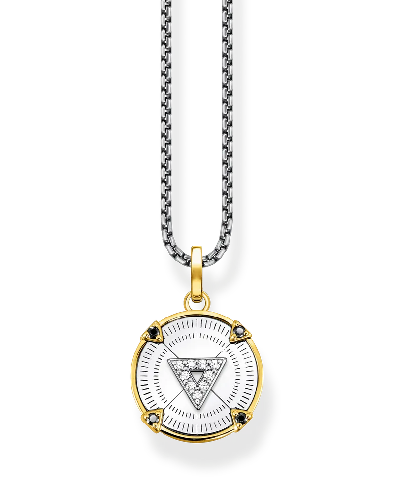 Thomas Sabo Herren Kette Elements of Nature gold, Sterlingsilber Gelbgold vergoldet Gelbgoldfarben