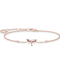 Thomas Sabo Armband Libelle mit Steine roségold Blau