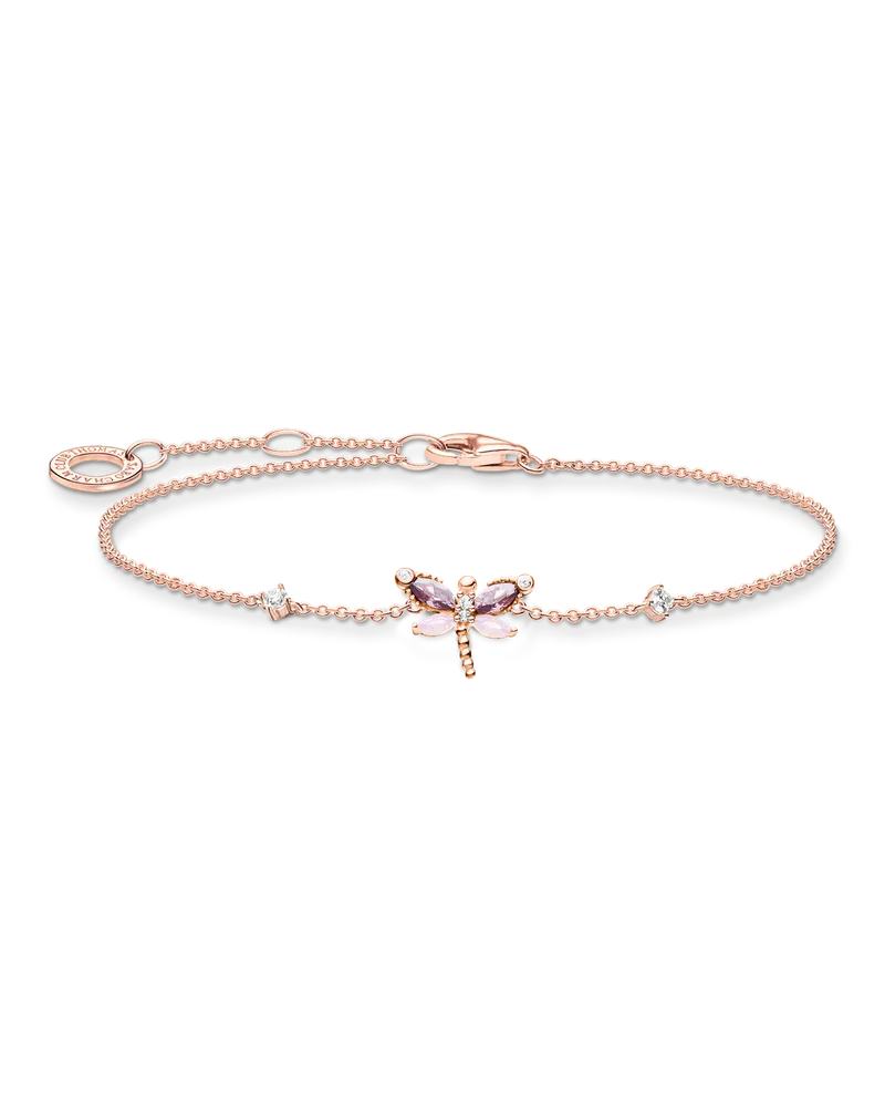 Thomas Sabo Armband Libelle mit Steine roségold Blau