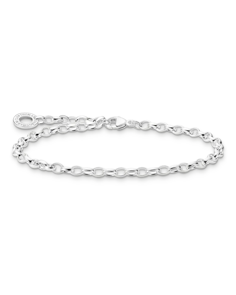 Thomas Sabo Damen Charm-Armband klassisch, Sterlingsilber, Charm Club Collection Silberfarben