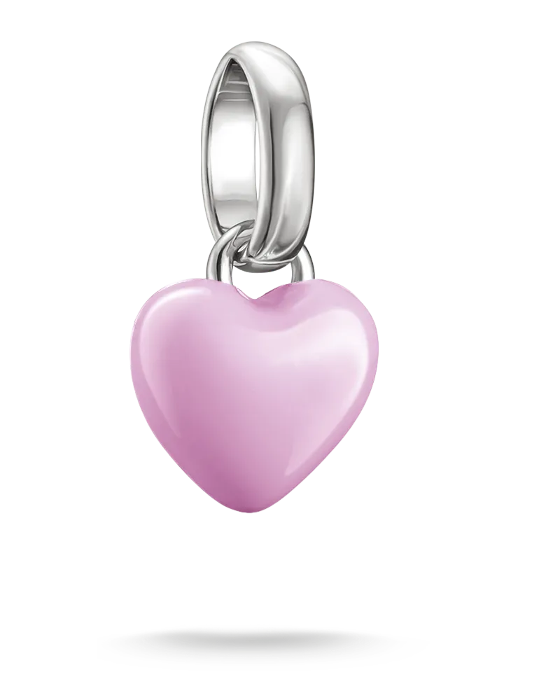 Thomas Sabo Charm pinkes Herz – Connect pink CC1368-M02-9 Pink