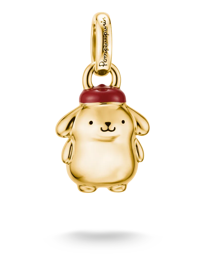 Thomas Sabo Hello Kitty Charm Pompompurin – Connect gelbgoldfarben CC1372-M05-39 Braun