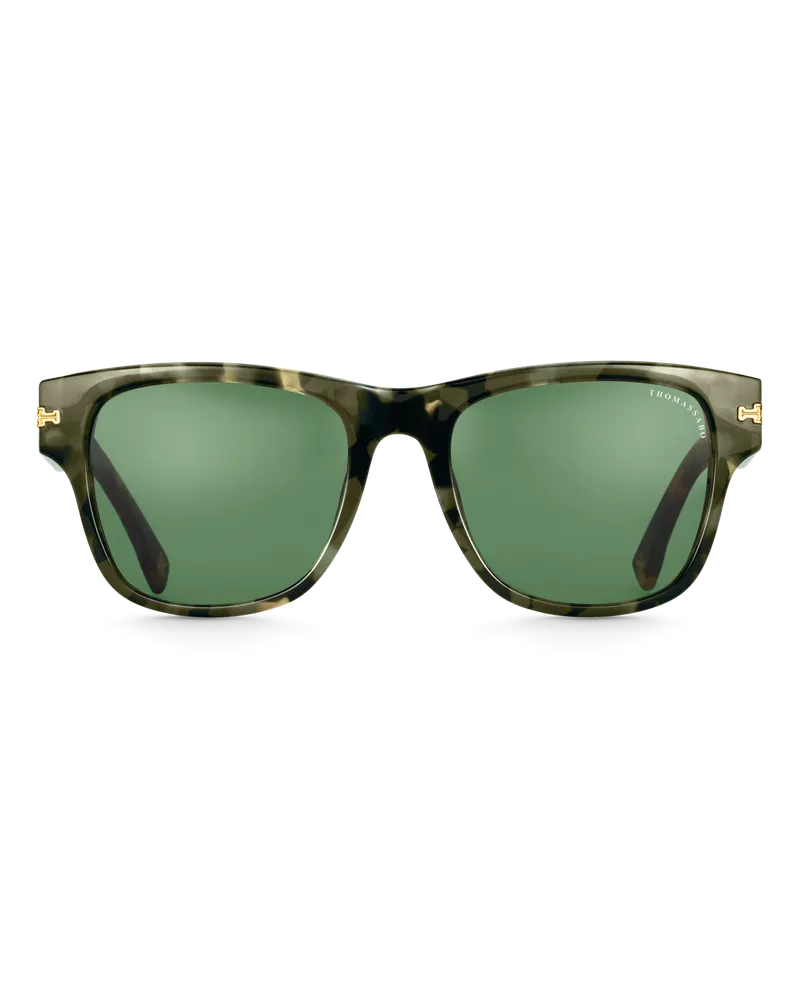 Thomas Sabo Herren Sonnenbrille Jack Quadratisch Havanna, 184 Gelbgoldfarben