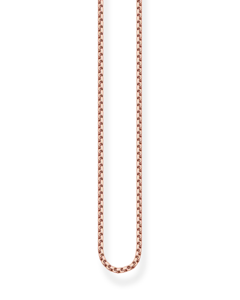 Thomas Sabo Herren Venezianerkette L90cm GPPI, Sterlingsilber Roségold vergoldet Roségoldfarben