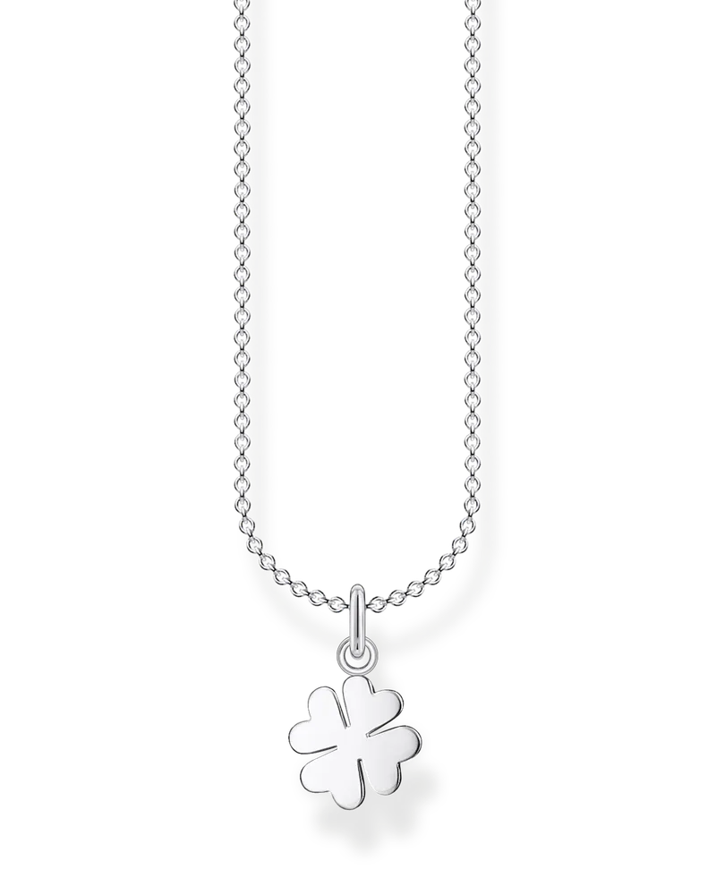 Thomas Sabo Damen Kette Kleeblatt silber, Sterlingsilber, Charming Collection Silberfarben