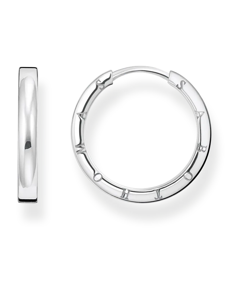 Thomas Sabo Damen Creolen klein silber, Sterlingsilber Silberfarben