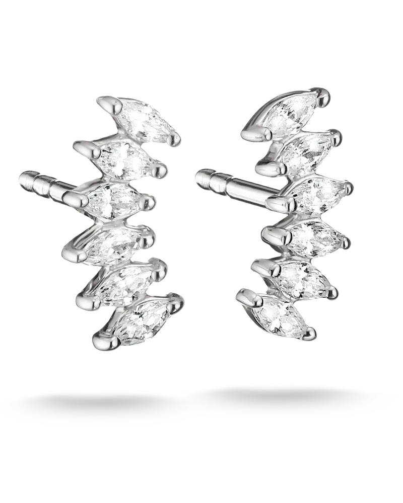 Thomas Sabo Ohrstecker mit weißem Zirkonia weiß H2367-051-14 Silberfarben