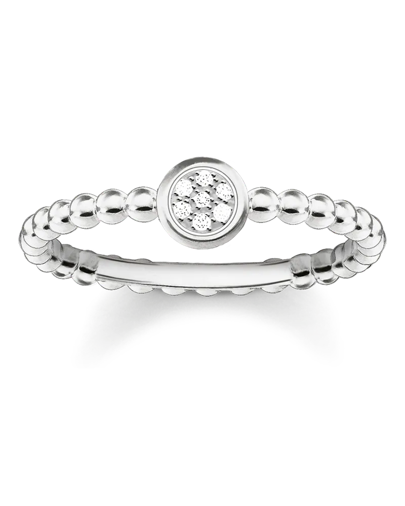 Thomas Sabo Damen Ring, Sterlingsilber Silberfarben