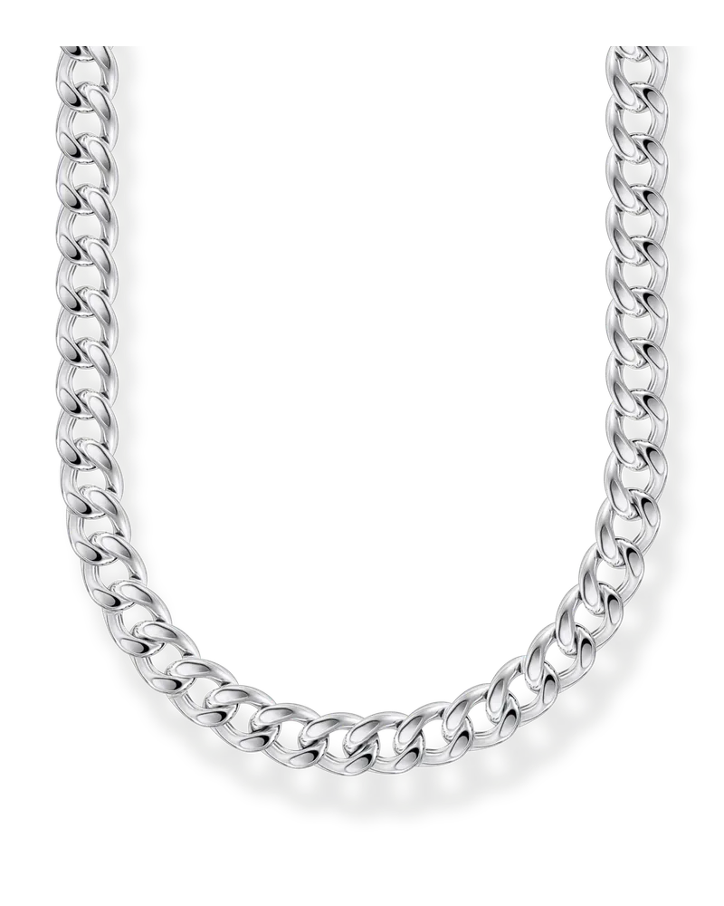 Thomas Sabo Damen Kette Glieder silber Stärke 4 mm, Sterlingsilber Silberfarben