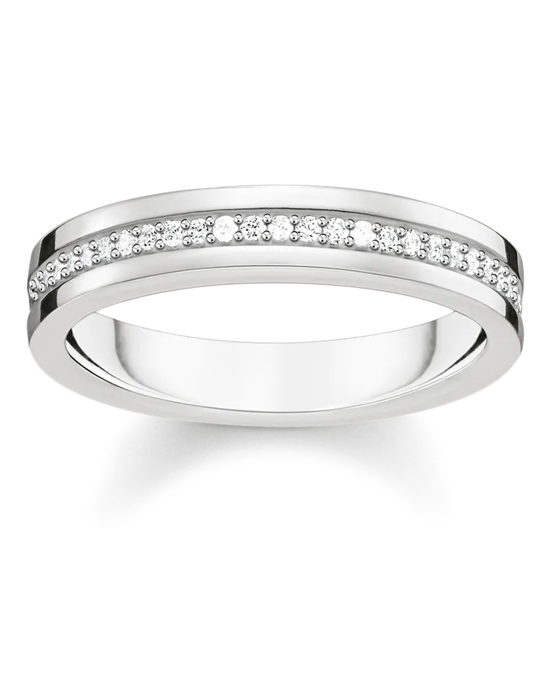 Thomas Sabo Damen Ring, Sterlingsilber Silberfarben