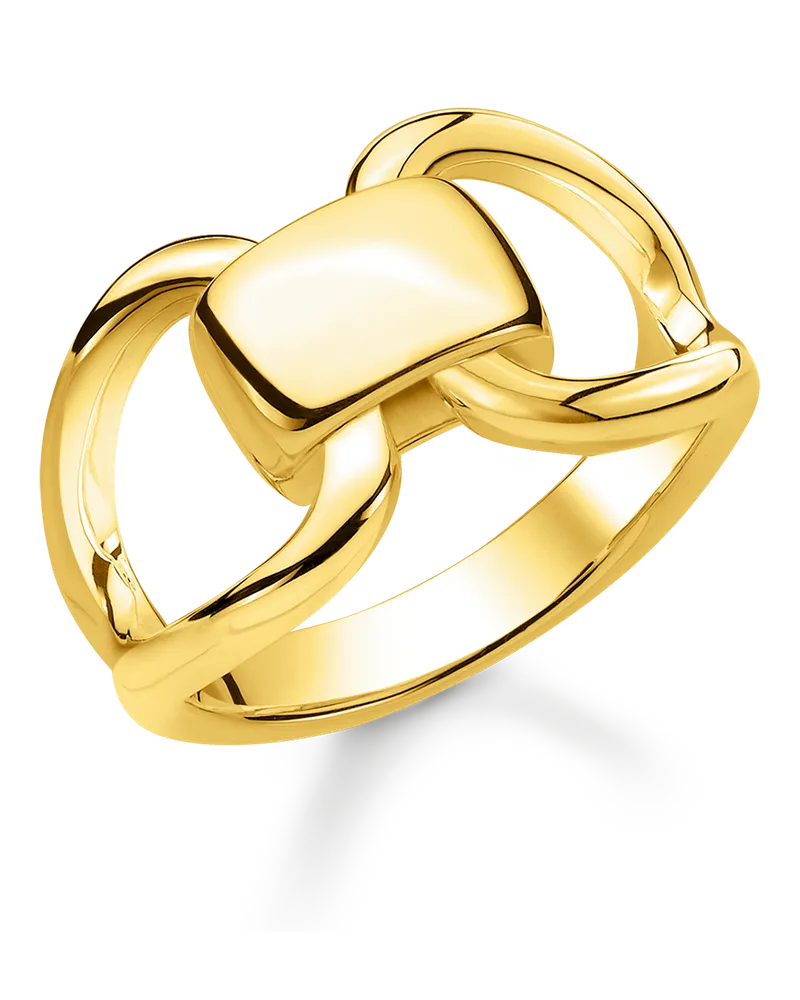 Thomas Sabo Damen Ring Heritage, Sterlingsilber Gelbgold vergoldet Gelbgoldfarben