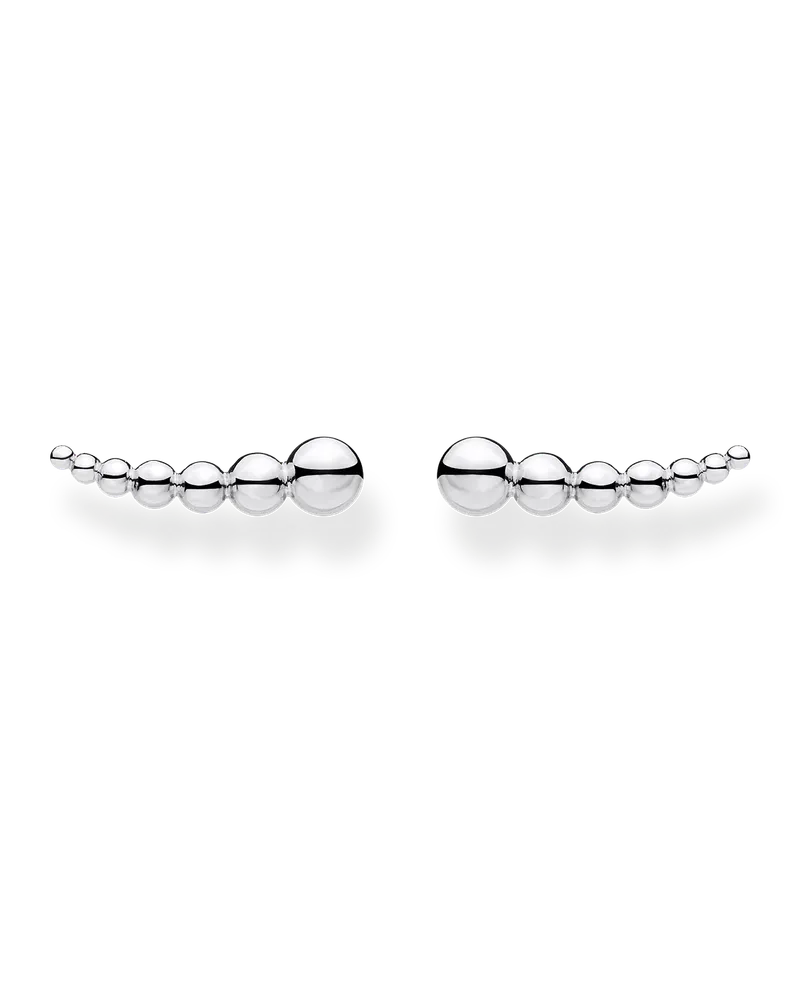 Thomas Sabo Damen Ohrringe Ear Climber Kugeln silber, Sterlingsilber, Charming Collection Silberfarben