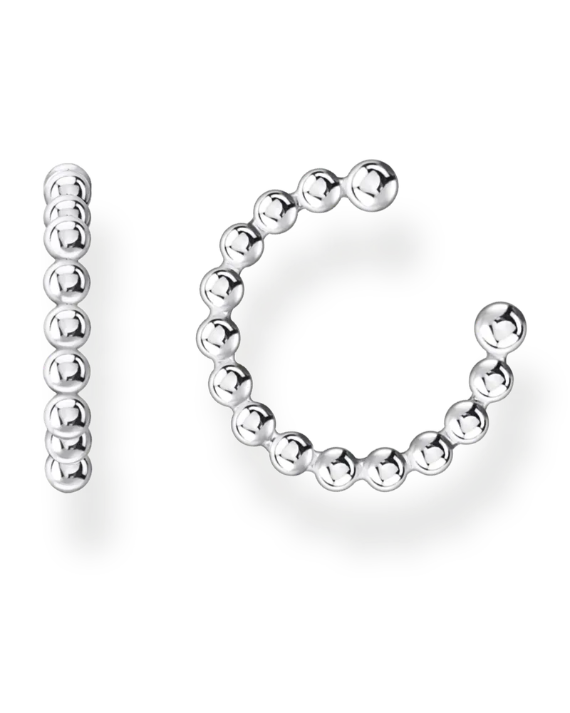 Thomas Sabo Damen Einzel Ohrklemme Kugeln silber, Sterlingsilber, Charming Collection Silberfarben