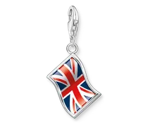 Charm-Anhänger LONDON UK-Flagge Silber
