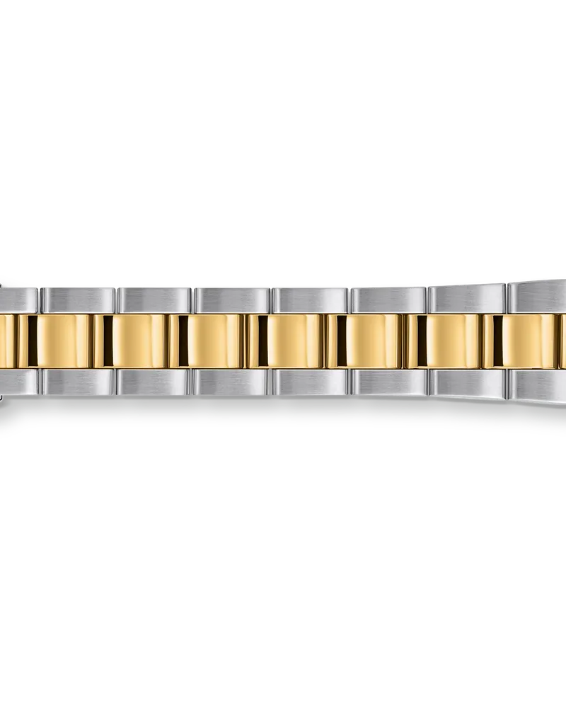 Thomas Sabo Damen Edelstahlarmband 16mm Silber/Gold, Edelstahl Gelbgoldfarben