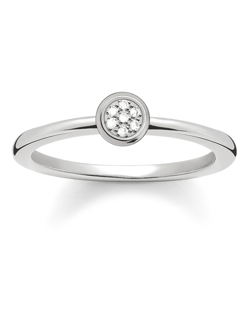 Thomas Sabo Damen Ring, Sterlingsilber Silberfarben