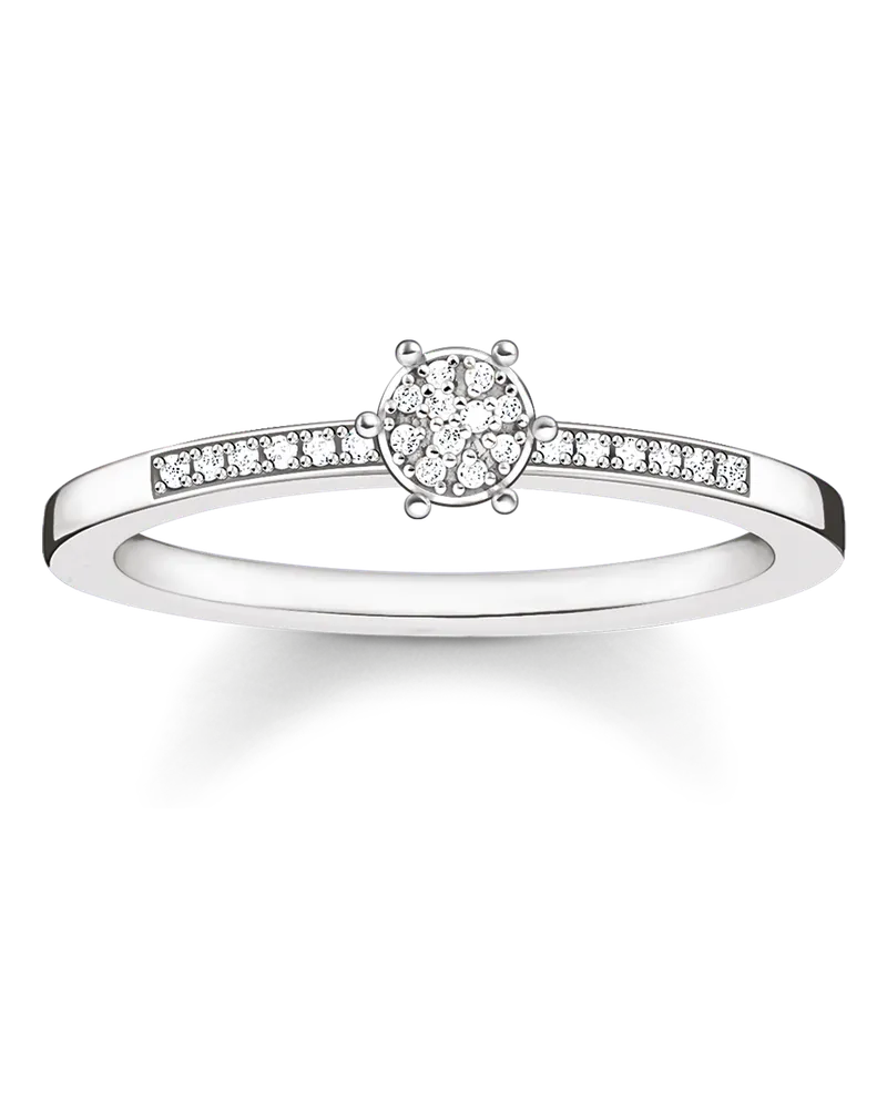 Thomas Sabo Damen Ring, Sterlingsilber Silberfarben