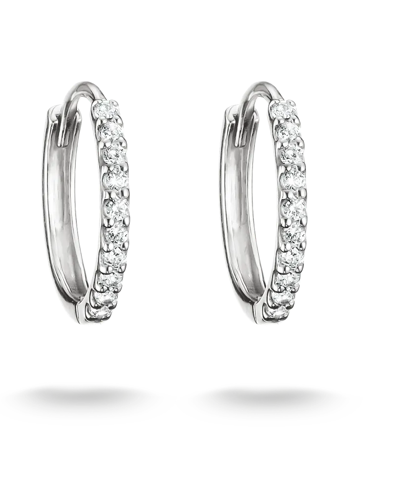 Thomas Sabo Creolen mit weißem Zirkonia weiß CR776-051-14 Silberfarben