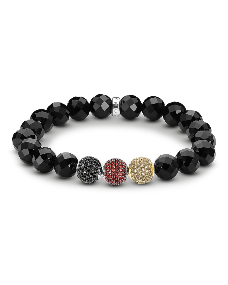 Thomas Sabo Damen Armband Deutschland, Sterlingsilber Gelbgold vergoldet, Glam & Soul Gelb